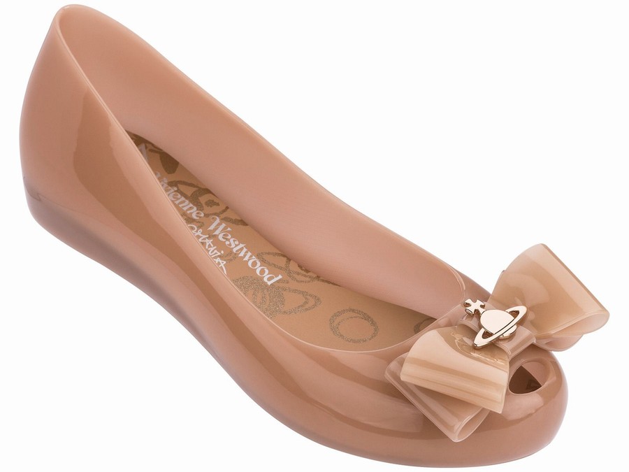 Bailarinas Melissa Vivienne Westwood Ultragirl Bow Orb Mujer - Camello - Argentina TDY-907628